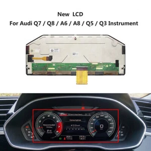 Schermo LCD nuovo 12,3" pollici per strumento Audi A6 A8 Q8 Q7 Q5 Q3 nuovo - Foto 1 di 5