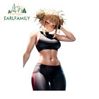 Earlfamily 5.1" My Hero Academia Car Sticker Anime Toga Himiko Strong Girl Decal