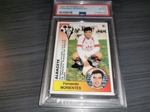 Fernando Morientes 1994-95 Rookie Panini Liga PSA 4 POP 1 and 0 higher #14