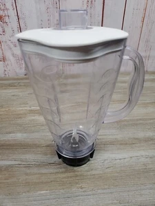 Oster Blender MP-W15 Replacement Pitcher 6 Cup 48oz Plastic Lid & Blade No Base - Picture 1 of 9