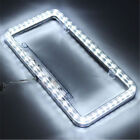 1pc Acrylic Plastic License Plate Frame Cover with White LED Lighting BIN