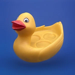 Mom and Baby Rubber Duck Bath Tub Squeak Toy - Picture 1 of 4