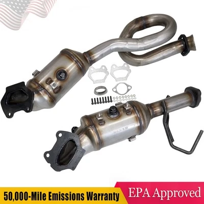 Exhaust Manifold Catalytic Converters For 2012 2013-2018 Jeep Wrangler JK 3.6L - Image 1 of 4