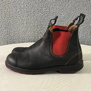 Blundstone Stiefel Herren 7,5 UK / 8,5 US Schwarz Leder SPS X-tra Pull On Chelsea - Bild 1 von 18