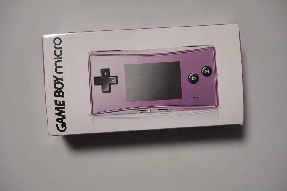 Consola Nintendo Game Boy Micro Púrpura en caja Excelente Sistema Portátil Universal Foto 1 de 4