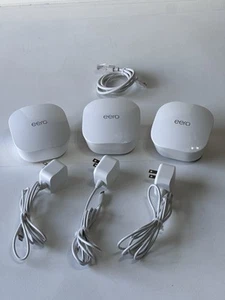 Lot of 3- Eero Dual Band Mesh Wi-Fi Router/Extender J010001 Tested On Network. - Picture 1 of 6