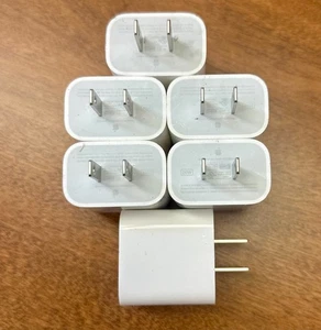 🔥5 PACK!! Original Apple 20W Charger USB-C Power Adapter, iPhone 13 14 15 16 17 - Picture 1 of 10