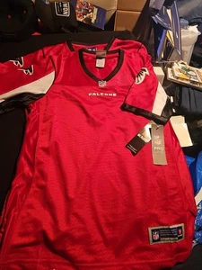 Atlanta Falcons Red Blank Fanatics Pro Line Jersey Women’s Size Small NWT - Picture 1 of 4