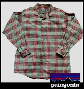 Patagonia Flanellhemd kariert Bio Baumwolle Herren L Large Wandern Outdoor - Bild 1 von 12