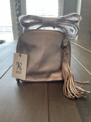 HOBO Nash Crossbody In Metallic Leather - Pink Gold Metallic - NWT Retails $178 - Image 1 of 4