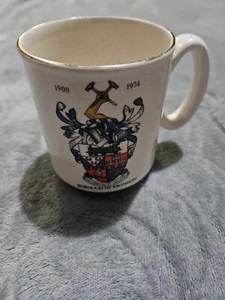 Borough Of Swindon 1900 - 1974 Bone China Mug - Foto 1 di 7