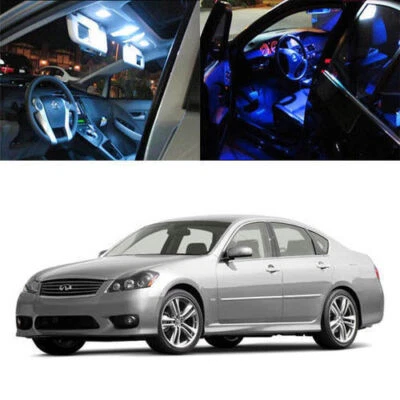 Paquete de 10 luces interiores LED SMD 5050 para Infiniti M35 M45 Fuga 2006-2010 Foto 1 de 4