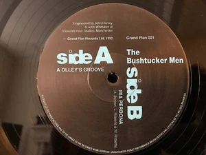 BUSHTUCKER MEN Olley's Groove 1992 UK deep house classic! PLAN 001 vinyl is VG+ - Picture 1 of 4