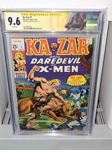 Ka-Zar #1 CGC SS Signature Autograph STAN LEE Avengers Appearance Profanity CVR - Picture 1 of 6