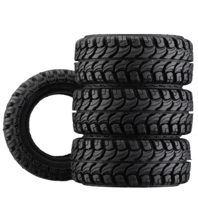 GPM 1.33 Inch High Adhesive Crawler Rubber Tires 58x24mm w/Foam Inserts : TRX4M - Image 1 of 4