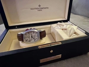 Vacheron Constantin Royal Eagle Silver Brown Leather Genuine with Box no papers - Picture 1 of 13