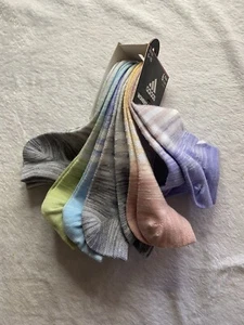 ADIDAS Women’s Superlite Sz 5-10 No-Show 6 Pairs Various Color Socks NWT $20 ASU - Picture 1 of 6