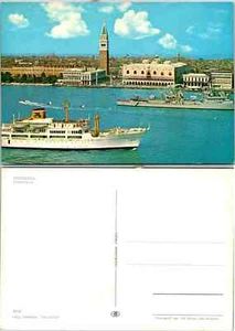 Vintage Postkarte - VENEZIA Panorama - Flussboote - Bild 1 von 1
