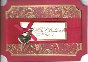 Papyrus WEIHNACHTSKARTE NEU IN VERPACKUNG UVP $8,95 SCHLÜSSEL ZU MEINEM HERZEN KARTE (I*4) - Bild 1 von 2