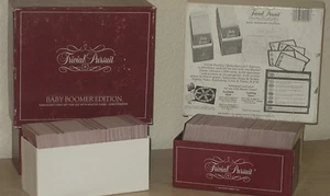 TRIVIAL PURSUIT BABY BOOMER EDITION SUBSIDIARY CARD SET GENUS EDITION A78  - Picture 1 of 5