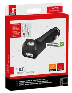 Speedlink USB Voiture Chargeur Auto de Voyage pour Nintendo Neuf 2DS 3DS / XL - Photo 1/2