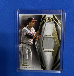 2022 Topps Tier One JOHN SMOLTZ Game Used Jersey Relic #’d /399 Atlanta Braves - Picture 1 of 2