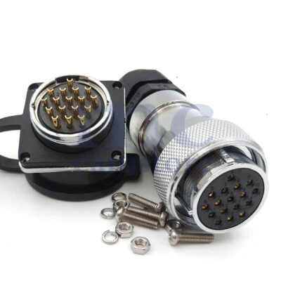WF28 17 Pin Waterproof Electrical Wire Connector,Circular Connector Plug Socket - Image 1 of 4