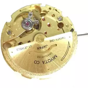 Replacement New Silver Gold 8200 Dual Calendar Watch Movement - Picture 1 of 7