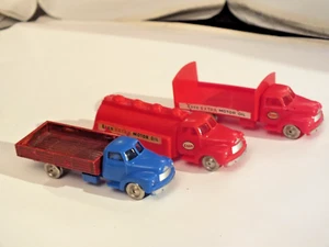 Lego lotto 3 camion ESSO, pianale, cassone scala H0 Buone Condizioni - Photo 1/6