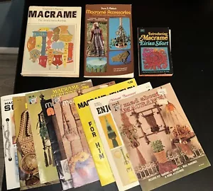 11 Macrame Books Magazines 1970s Animal Moods Jewelry Accessories Scrapbook MORE - Picture 1 of 13