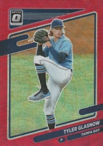 2021 Donruss Optic Tyler Glasnow #133 Red Prizm - Picture 1 of 2