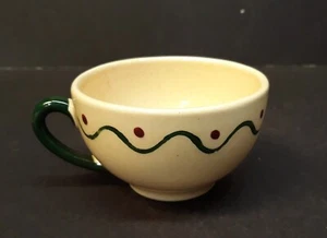 CALIFORNIA PROVINCIAL POPPYTRAIL METLOX GREEN ROOSTER coffee cup .. 6 available - Picture 1 of 3