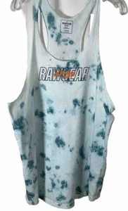 2XL Rawgear Men’s Active Tank Tie Dye Green 100% Cotton Machine Wash - Picture 1 of 7