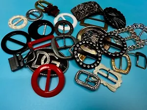 23 Vintage bis moderne Schal Slides Gürtelschnallen - Posten, Wundertüte Wiederverkauf/Geschenke! - Bild 1 von 13