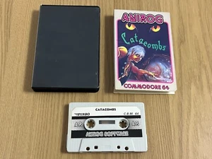 Anirog Catacombs Commodore 64 Cassette - Rare & Working -👽👾Retro Gift Idea👾👽 - Photo 1/24
