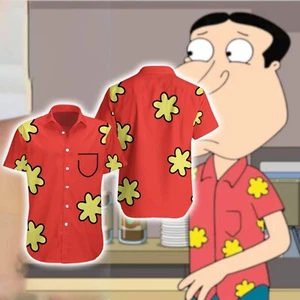 Lenn Quagmire Hawaiian Shirt Family Guy Summer Hawaiian Shirt Size S-5XL - Picture 1 of 2