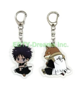 Set of 2 Bleach Acrylic Keychain Sajin Komamura, Shuhei Hisagi v1 - Picture 1 of 2