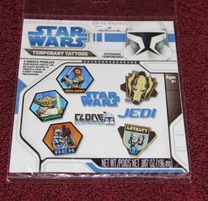 Hallmark Lucas Films Temporary Tattoos - 2 sheets - Picture 1 of 3