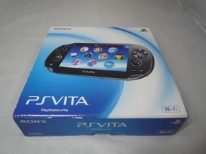 PlayStation PS VITA Console Wi-Fi Model Crystal Black PCH-1000 ZA01 OPEN BOX - Picture 1 of 3