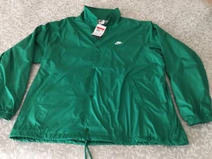 New Nike Club Mens Coaches Jacket Green L FN3316-365 MSRP $90 - Picture 1 of 9