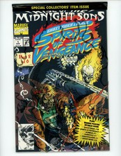 Ghost Rider & Blaze: Spirits of Vengeance #1 1992 New in Poly Poster Marvel