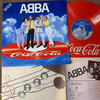 ABBA Slipping Through My Fingers JAPAN-ONLY COLA PROMO LP RARE BANNED 1st Press - Image 1 of 4