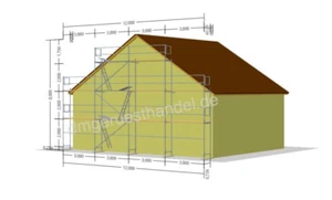 NEU! Alu Fassadengerüst Giebelgerüst 90,6m2 Gerüst Baugerüst 12x8m k. gebraucht - Bild 1 von 16