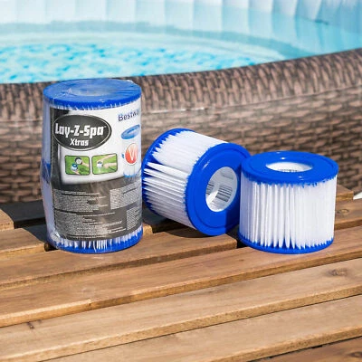 Lay Z Spa Lazy Hot Tub Spa Filter Size VI Twin Pack Vegas Paris Miami Springs - Image 1 of 2