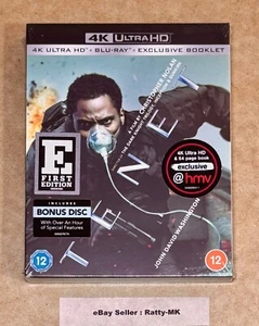 TENET - FIRST EDITION UK (HMV) EXCLUSIVE 4K + BLU RAY SET - NEW & SEALED - Picture 1 of 12