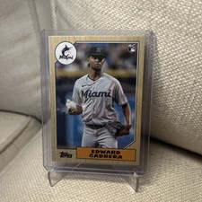 EDWARD CABRERA RC - 2022 TOPPS ARCHIVES ROOKIE CARD #228 MIAMI MARLINS