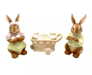 VTG PartyLite Baby Bertie & Bea Votive Candle Holders Retired P7329 - Picture 1 of 9
