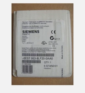 Tarjeta de memoria SIEMENS 6ES7953-8LF20-0AA0 para S7-300/C7/ET 200 6ES7953-8LF20-0AA0 - Imagen 1 de 1