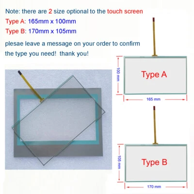 Fit for SIEMENS SIMATIC HMI Smart 700 IE 6AV6648-0BC11-3AX0 Touch Screen + Film - Image 1 of 4