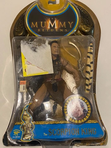 The Mummy Returns Scorpion King Action Figure Jakks Pacific 2001 NEW The Rock Cover